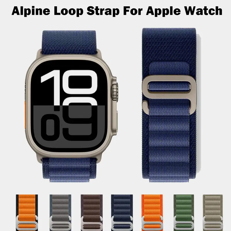 Bracelet nylon Alpine 38 à 49 mm pour Apple Watch