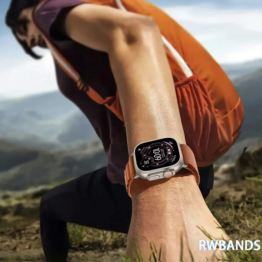Bracelet nylon Alpine 38 à 49 mm pour Apple Watch