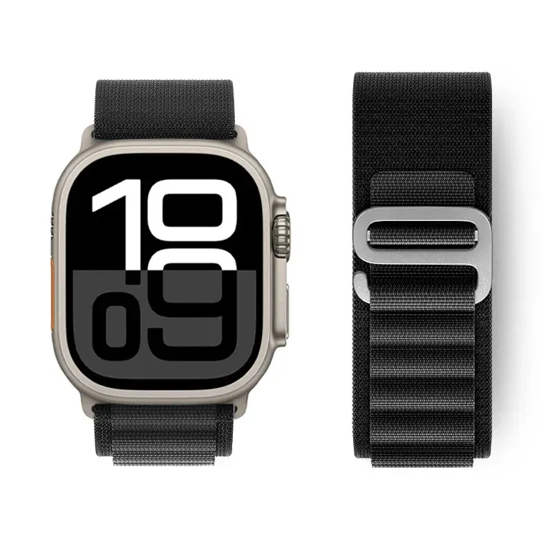 Bracelet nylon Alpine 38 à 49 mm pour Apple Watch