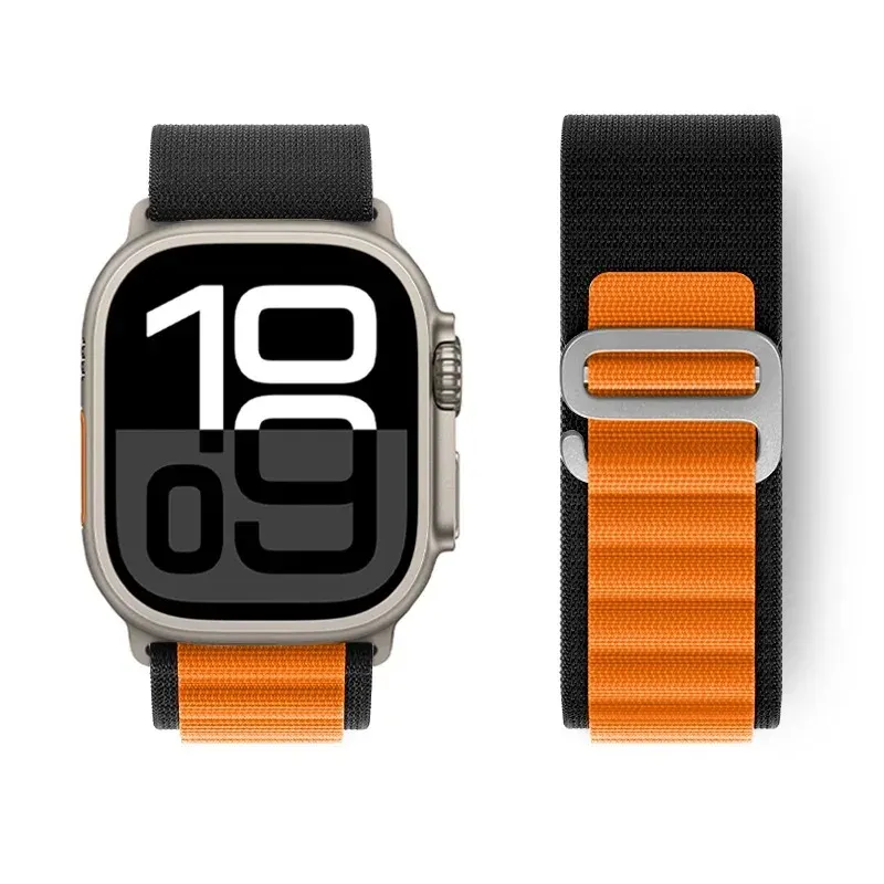 Bracelet nylon Alpine 38 à 49 mm pour Apple Watch