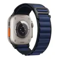Bracelet nylon Alpine 38 à 49 mm pour Apple Watch – Couleur du bracelet Navy  Black buckle