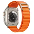 Bracelet nylon Alpine 38 à 49 mm pour Apple Watch – Couleur du bracelet Orange