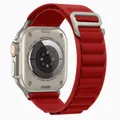 Bracelet nylon Alpine 38 à 49 mm pour Apple Watch – Couleur du bracelet Red