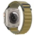 Bracelet nylon Alpine 38 à 49 mm pour Apple Watch – Couleur du bracelet Tan  Black buckle
