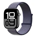 Bracelet nylon Apple Watch 40 à 49 mm – Couleur du bracelet 01 Bleu nuit