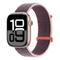 Bracelet nylon Apple Watch 40 à 49 mm – Couleur du bracelet 101 Berry Purple