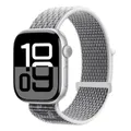 Bracelet nylon Apple Watch 40 à 49 mm – Couleur du bracelet 105 blanc noir