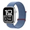 Bracelet nylon Apple Watch 40 à 49 mm – Couleur du bracelet 108 Rin Bleu