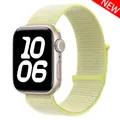 Bracelet nylon Apple Watch 40 à 49 mm – Couleur du bracelet 124 Jaune néon