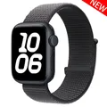 Bracelet nylon Apple Watch 40 à 49 mm – Couleur du bracelet 125 gris foncé