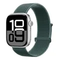 Bracelet nylon Apple Watch 40 à 49 mm – Couleur du bracelet 54 aiguilles de pin vertes