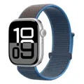 Bracelet nylon Apple Watch 40 à 49 mm – Couleur du bracelet 57 Vagues Bleues