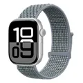 Bracelet nylon Apple Watch 40 à 49 mm – Couleur du bracelet 62 Gris obsidienne