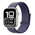 Bracelet nylon Apple Watch 40 à 49 mm – Couleur du bracelet 63 Battements de cœur violet