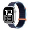 Bracelet nylon Apple Watch 40 à 49 mm – Couleur du bracelet 64 Bleu marine profond