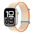 Bracelet nylon Apple Watch 40 à 49 mm – Couleur du bracelet 65 Blanc lait