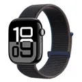 Bracelet nylon Apple Watch 40 à 49 mm – Couleur du bracelet 66 Charbon de bois