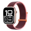 Bracelet nylon Apple Watch 40 à 49 mm – Couleur du bracelet 67 couleur prune