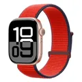 Bracelet nylon Apple Watch 40 à 49 mm – Couleur du bracelet 70 rouge