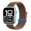 Bracelet nylon Apple Watch 40 à 49 mm – Couleur du bracelet 75 Couleur olive