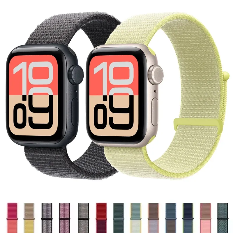 Bracelet nylon Apple Watch 40 à 49 mm