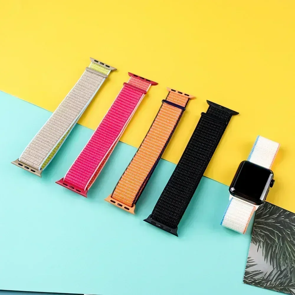 Bracelet nylon Apple Watch 40 à 49 mm