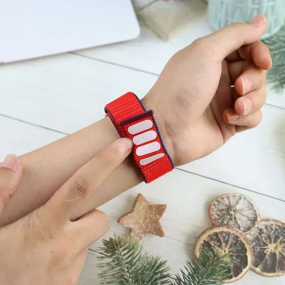 Bracelet nylon Apple Watch 40 à 49 mm