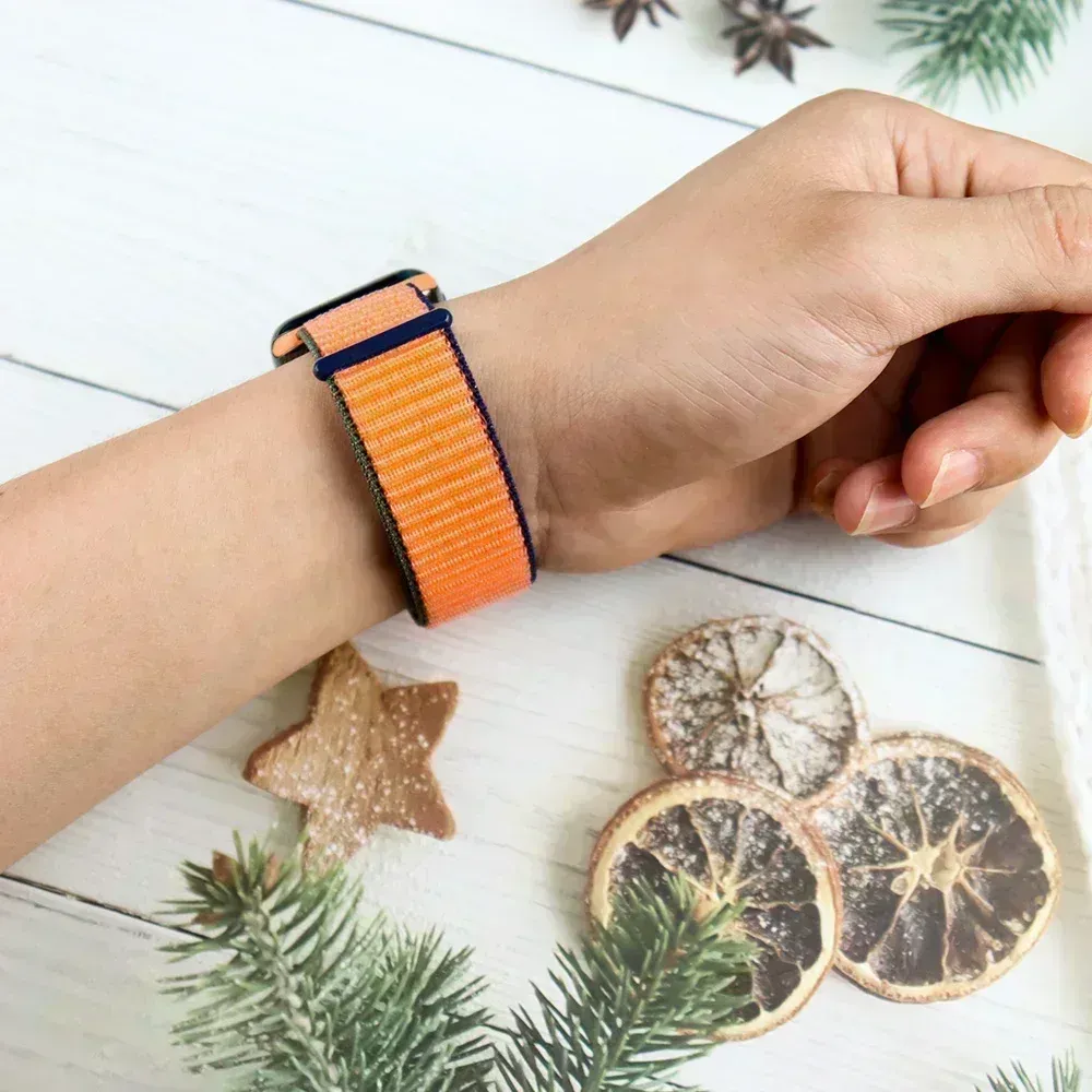 Bracelet nylon Apple Watch 40 à 49 mm