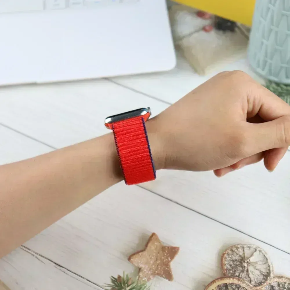 Bracelet nylon Apple Watch 40 à 49 mm