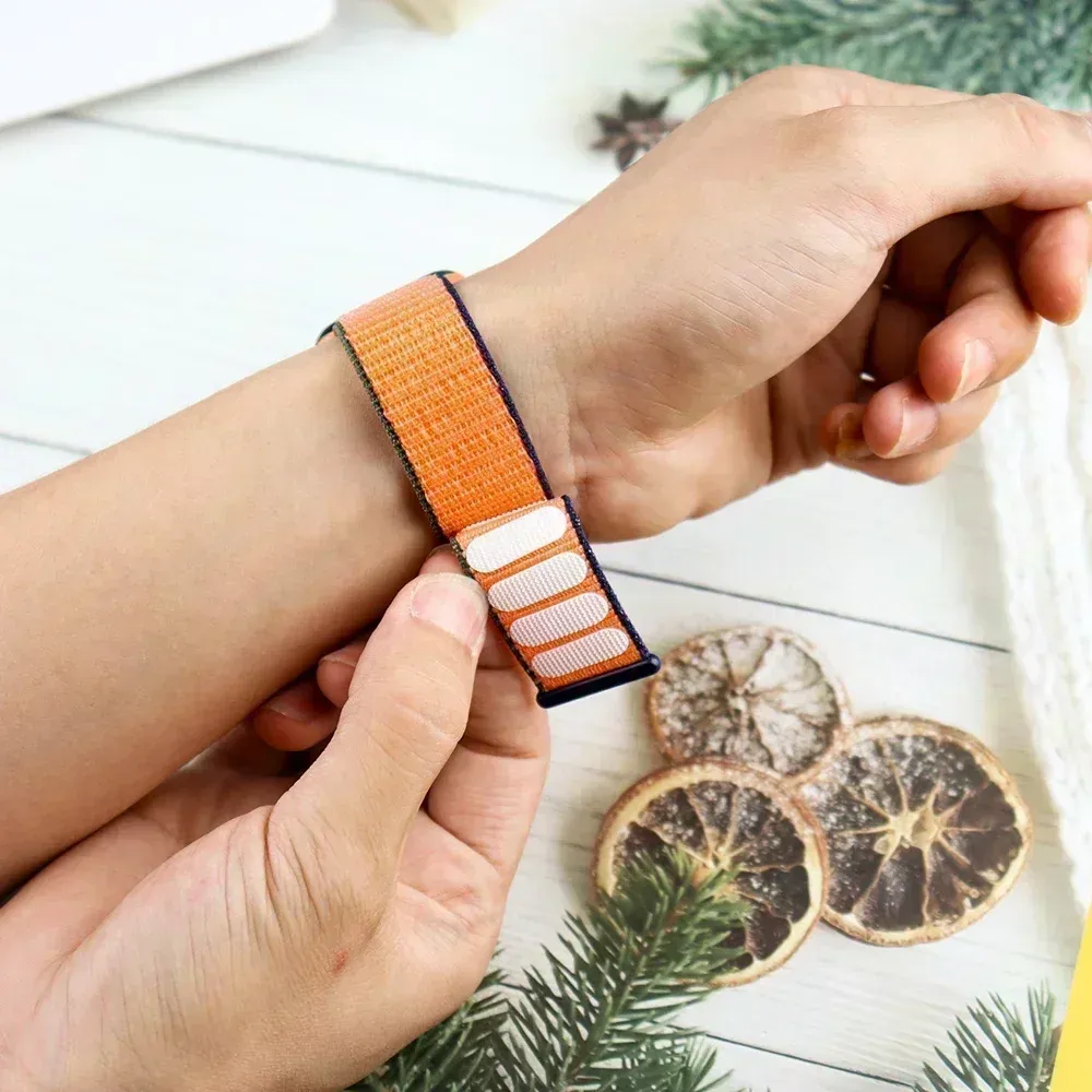 Bracelet nylon Apple Watch 40 à 49 mm