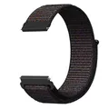 Bracelet nylon boucle 20 et 22 mm Garmin – Couleur du bracelet Black sand