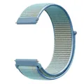 Bracelet nylon boucle 20 et 22 mm Garmin – Couleur du bracelet Cornflower blue