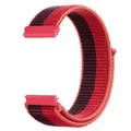 Bracelet nylon boucle 20 et 22 mm Garmin – Couleur du bracelet Double spell red