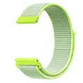 Bracelet nylon boucle 20 et 22 mm Garmin – Couleur du bracelet Light yellow