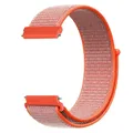 Bracelet nylon boucle 20 et 22 mm Garmin – Couleur du bracelet Orange red