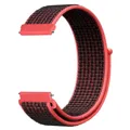 Bracelet nylon boucle 20 et 22 mm Garmin – Couleur du bracelet Red black