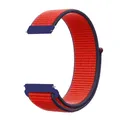 Bracelet nylon boucle 20 et 22 mm Garmin – Couleur du bracelet Red blue