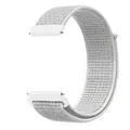 Bracelet nylon boucle 20 et 22 mm Garmin – Couleur du bracelet Reflective white