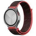 Bracelet nylon boucle 20 et 22 mm Samsung et Huawei – Couleur du bracelet 10 red and black