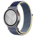 Bracelet nylon boucle 20 et 22 mm Samsung et Huawei – Couleur du bracelet 45 Ice Ocean Blue