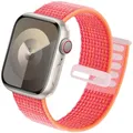 Bracelet nylon boucle pour Apple Watch 38 à 49 mm – Couleur du bracelet 23M red
