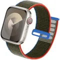 Bracelet nylon boucle pour Apple Watch 38 à 49 mm – Couleur du bracelet 3C Olive 75