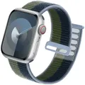 Bracelet nylon boucle pour Apple Watch 38 à 49 mm – Couleur du bracelet abyss blue green 102