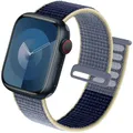 Bracelet nylon boucle pour Apple Watch 38 à 49 mm – Couleur du bracelet alskan blue 45