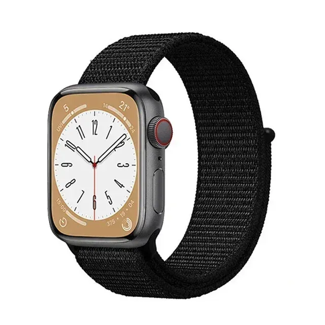 Bracelet nylon boucle pour Apple Watch 38 à 49 mm