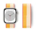 Bracelet nylon boucle pour Apple Watch 38 à 49 mm – Couleur du bracelet maize white 99