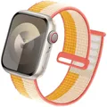 Bracelet nylon boucle pour Apple Watch 38 à 49 mm – Couleur du bracelet maize white 99