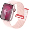 Bracelet nylon boucle pour Apple Watch 38 à 49 mm – Couleur du bracelet pearl pink 18