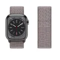 Bracelet nylon boucle pour Apple Watch 38 à 49 mm – Couleur du bracelet smokey mauve 31