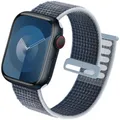 Bracelet nylon boucle pour Apple Watch 38 à 49 mm – Couleur du bracelet Storm Blue 139